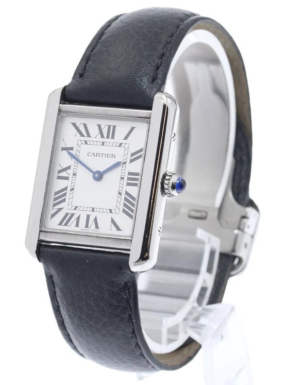 CARTIER Tank solo SM WSTA0030 Silver Dial Quartz Ladies Watch_934107 - Picture 3 of 7